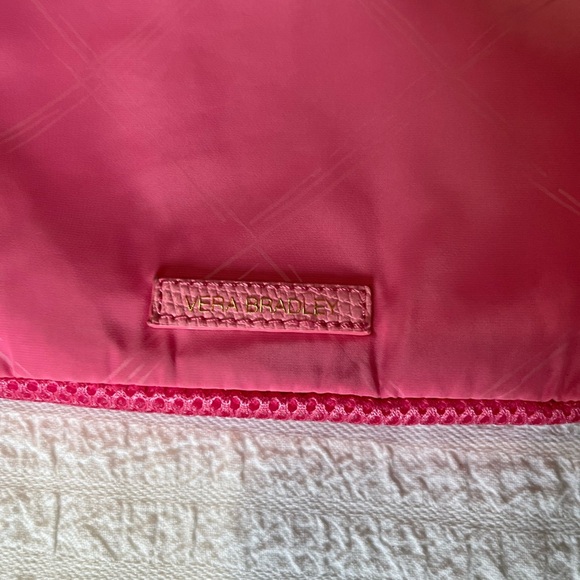 Vera Bradley Pink Crossbody Bag with Textured Fabric - Picture 3 of 6